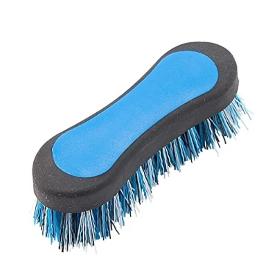 Image of Shires 1486 Ezi Groom Small Grip Hoof Brush Bright Blue