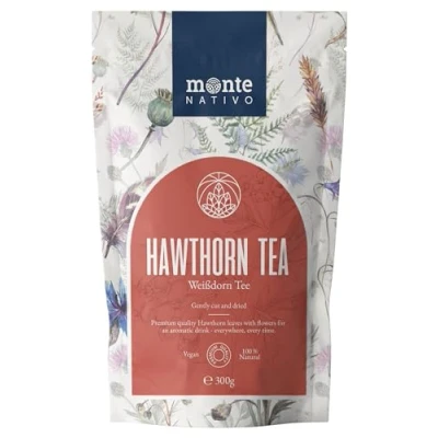 Image of Hawthorn tea Monte Nativo (300 g) 100% pure and natural Leaves Flowers Delicious Flower for Herbal infusions dessert decorations Fruit