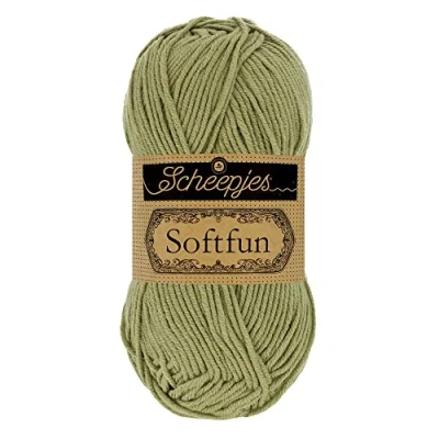 Image of Scheepjes Softfun 2606 Moss Yarn 10x50g