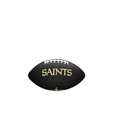 Image of Wilson American Football NFL TEAM Soft TOUCH, Touch Blended Leather,Black,MINI