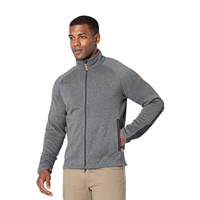 Image of FJALLRAVEN F87317 030 Övik Fleece Zip Sweater M Dark Grey XS