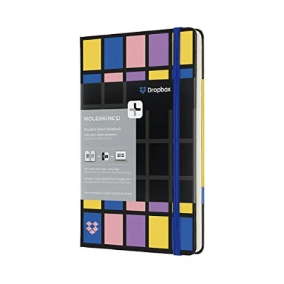 Image of Moleskine+ Dropbox Connected Large Plain Hardback Smart Notebook