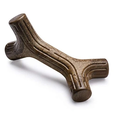 Image of Benebone Indestructible Stick Dog Chew Toy For Aggressive Chewers, Long Lasting Tough Boredom Breaker Dogs, Real Maple Wood Flavour, Medium Made in the USA.