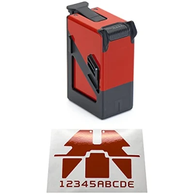 Image of WRAPGRADE Skin Compatible with DJI FPV One Battery (SUPER RED)
