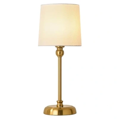 Image of YOIZO Table Lamp Rechargeable Cordless 6000mAh Battery Operated LED Lamps, Touch Control Stepless Dimmable with Brightness Memory, Portable Bedside for Living Room/Bedroom/Patio (Gold)