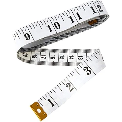 Image of Measuring Tape, Tape Measure for Body 3 Pack Double Scale Measurement Sewing, Body, Tailor 60 Inch/ 150 cm, White (white)