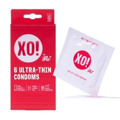 Image of XO! Ultra Thin Eco Friendly Lubricated Condoms, Natural Rubber Latex (Pack of 6)
