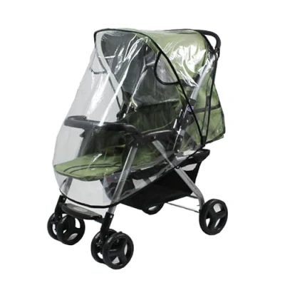 Image of INBOLM Universal Rain Cover for Pushchair Pram Stroller Covers Windproof &amp; Waterproof