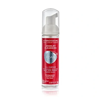 Image of Connoisseurs Jewellery Cleaner Foam Cleaning Solution for Gold, Silver, Gemstones &amp; Diamonds Non Toxic Removing Dirt