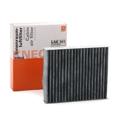 Image of 46799653, 6001073277, 71772198, 77366431 Pollen Filter MAHLE ORIGINAL LAK 141 Activated Carbon 175,0mm 141mm 30,0mm ALFA ROMEO: 156 Sportwagon