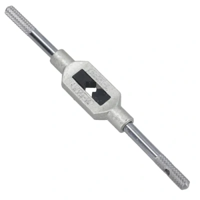 Image of AB Tools US Pro Tap Wrench M1 M8 Bar Type 1/16&quot; to 1/4&quot; Taper Plug Holder Grip Thread AT634
