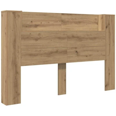 Image of vidaXL Headboard Artisan Oak 160 x 17 104.5 cm Engineered Wood