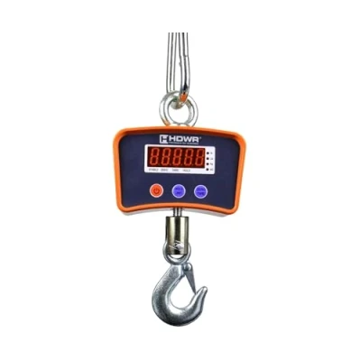 Image of Electronic Hook Scale, Load Capacity up to 1000 kg/2200 lb, Wireless Operation, Scale Tare, Digital Display, HDWR wagPRO H1000