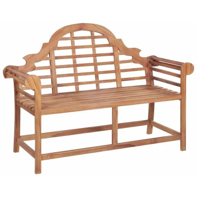 Image of vidaXL Garden Bench 127x58.5x92.5 cm Solid Wood Teak
