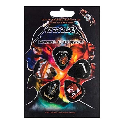 Image of Metallica Hardwired To Self Destruct Plectrum Pack Official Licensed Music