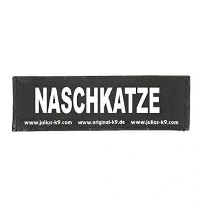 Image of Interchangeable Patches, 1 pair, NASCHKATZE, Size: Large, Black