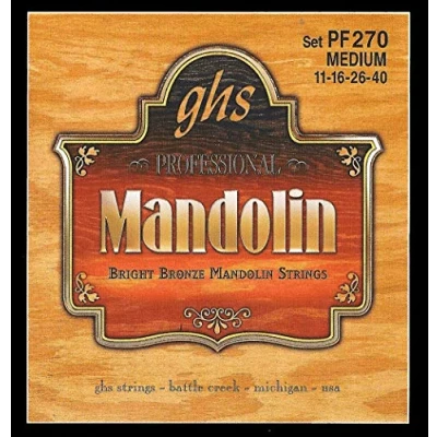 Image of GHS BRIGHT BRONZE MANDOLIN String Set PF270 Medium 11/040