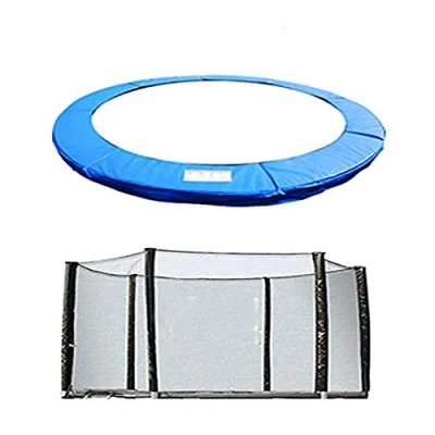 Image of Greenbay Trampoline Replacement Safety Spring Cover Padding Pad + Net Enclosure Surround 8FT Blue