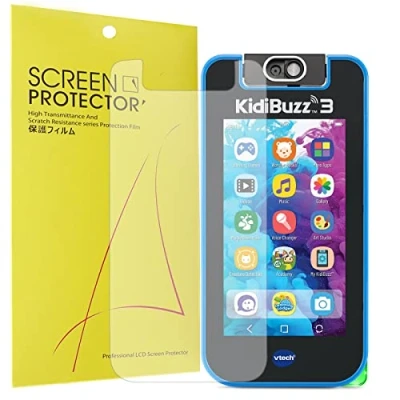 Image of Compatible with VTech KidiBuzz 3 Screen Protector, onetuo [6 Pack] Full Coverage TPU Clear Film Kids’ Electronics Smart Device (6 pack)