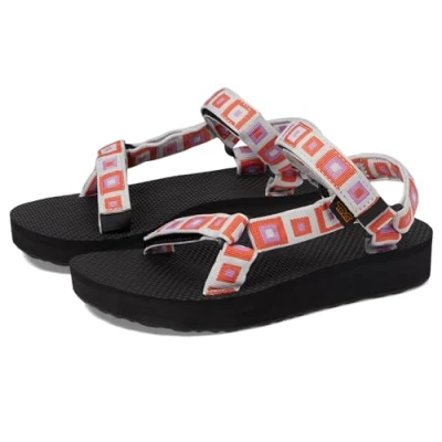 Image of Teva Women&#039;s Midform Universal Sport Sandal, Retro Squares Explore, 7 UK