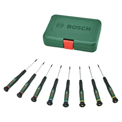Image of Bosch Precision Screwdriver Set 8 Piece