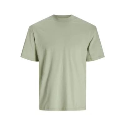 Image of JACK &amp; JONES Men&#039;s Jcoblurfloor Tee Ss Crew Neck T Shirt, Desert Sage, XS