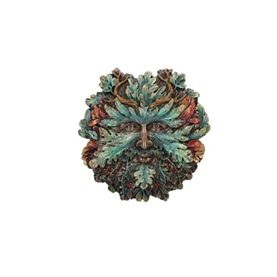 Image of Nemesis Now Winter Solstice Wall Plaque, Green, 13cm