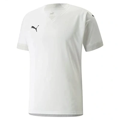Image of Puma Men&#039;s Teamfinal Jersey Football Shirt, White nimbus Cloud, S