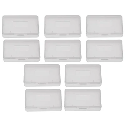 Image of Zerone 10pcs Clear Plastic Cartridge Game Case Transparent Anti Dust Cover Box for Boy Advance GBA