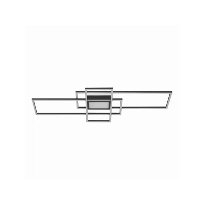 Image of Lindby LED ceiling light Caitlin, anthracite, metal, 105cm