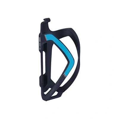 Image of BBB Cycling Water Bottle Holder Universal Bike Cage for Road and MTB Lightweight FlexCage BBC 36 Matt Black/Blue
