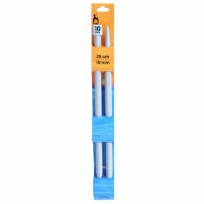 Image of Pony Single Ended Classic Knitting Pins, Multi Colour, 10mm