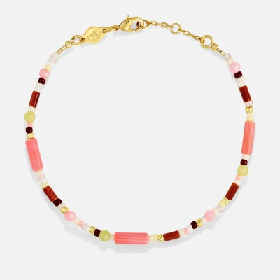 Image of Anni Lu Candyfloss Bead 18k Gold Plated Bracelet