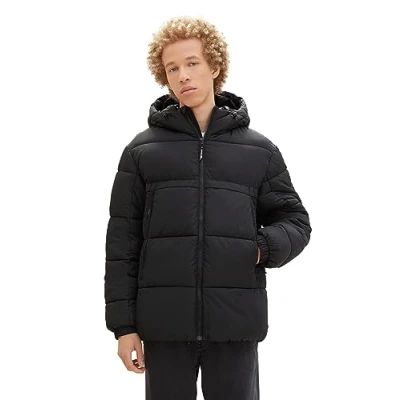 Image of TOM TAILOR Denim Men&#039;s 1039404 Jacket, 29999 Black, XXL