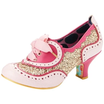 Image of Irregular Choice Jazz Cat PU Peach 39