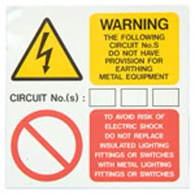Image of Industrial Signs Earth Provision Labels Self Adhesive Vinyl Is7910Sa