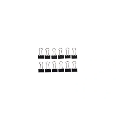 Image of Maul Original Mauly Klemmer 13 mm, foldback clamp, clamping width 4 2141390 carton 12 pieces, black