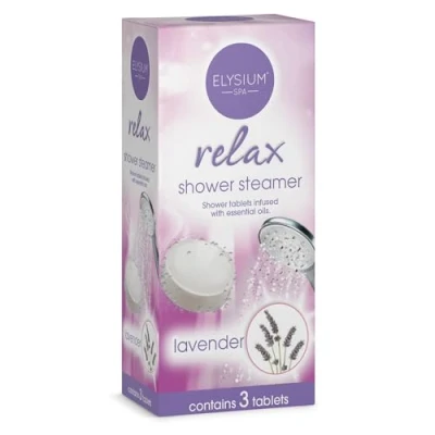 Image of Elysium Spa Shower Steamers Infused with Essential Oils Lavender (3 Pack)