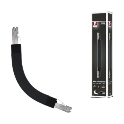 Image of Paulmann 96910 Flex II URail connector 227x18mm max. 1000W black matt rail system