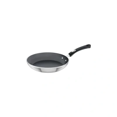 Image of Tramontina Non Stick Frying Pan with Silicone Handle for Induction, Electric, Gas and Ceramic Glass Hobs, ‎Cookware, Kitchen, 20 cm, 1.0 Litre, 20888020, Dark Grey