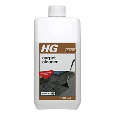Image of HG Carpet &amp; Upholstery Cleaner with Dirt Repellent, Product 95, Removes Grime Quickly and Thoroughly for Most Types of Fabrics 1L (151100106)