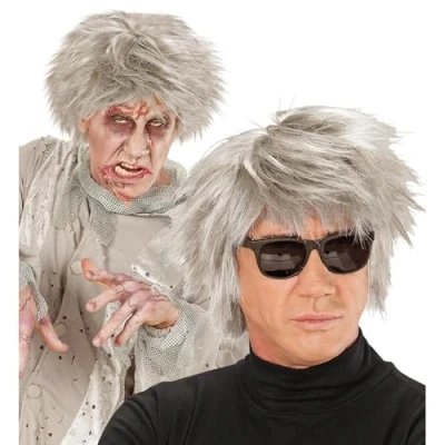 Image of Widmann 06743 ? Zombie Wig, Grey