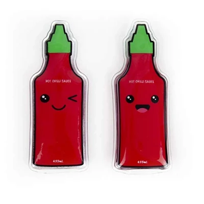 Image of Gift Republic Hot Sauce Hand Warmers Two Pack, Multi, 10.5 x 4 1 cm
