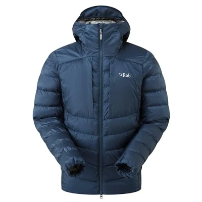 Image of Rab Men’s Cirrus Ultra Lightweight Insulated Hoody for Trekking, Climbing, &amp; Skiing Tempest Blue Large