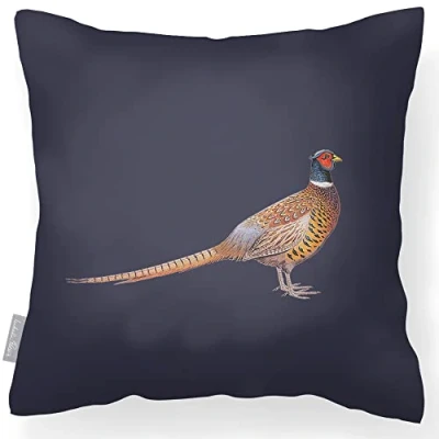 Image of Izabela Peters Outdoor Cushions Waterproof, 43 cm, Filled Cushion, Pheasant Graphite, Garden Furniture Cushions, Seat Chair