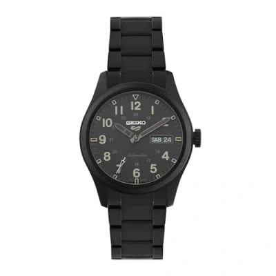 Image of Seiko 5 Sports Stainless Steel Stealth Bracelet SRPJ09K1 Bracelet,
