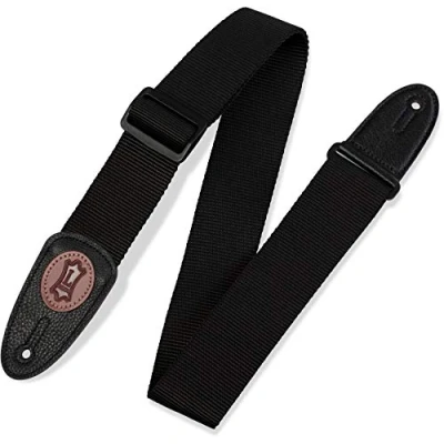 Image of Levy&#039;s 2 inch Polypropylene Guitar Strap Black