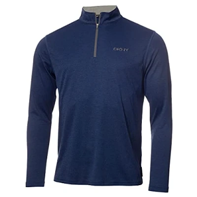 Image of DKNY Mens Kensington Sweater Navy Marl S