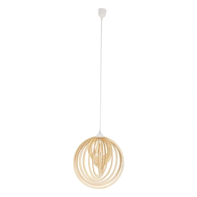 Image of Armella Wire Frame Pendant Ceiling Light Nature 1xE27