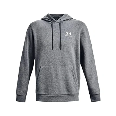 Image of Under Armour Essential Hoodie, Men&#039;s, Size: 3XL, Pitch gray medium heather